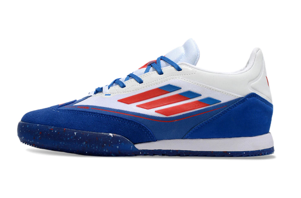 Chuteira Adidas X F50 Futsal - Azul/Branco/Laranja