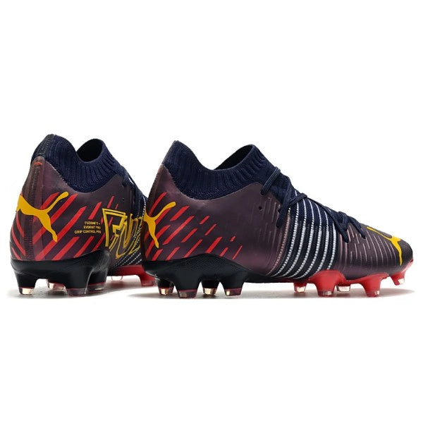 Chuteira Puma Future Z 1.1 Campo FG/AG - Preto/Vermelho