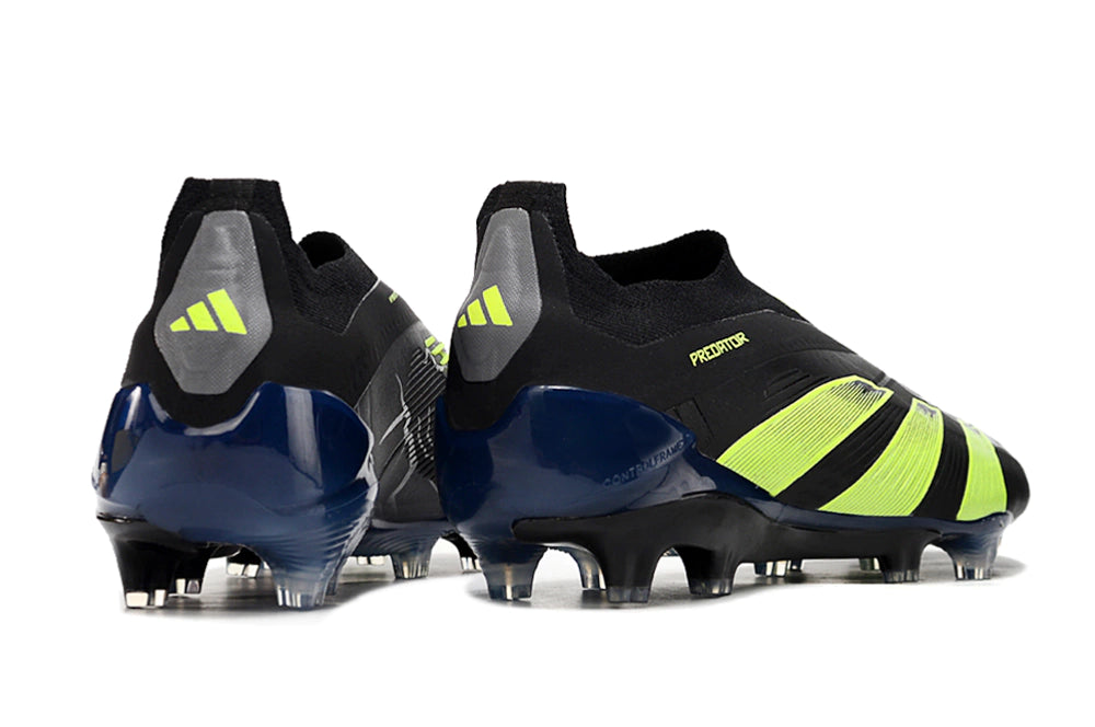 Chuteira Adidas Predstrike Elite Laceless Campo - Preto/Verde