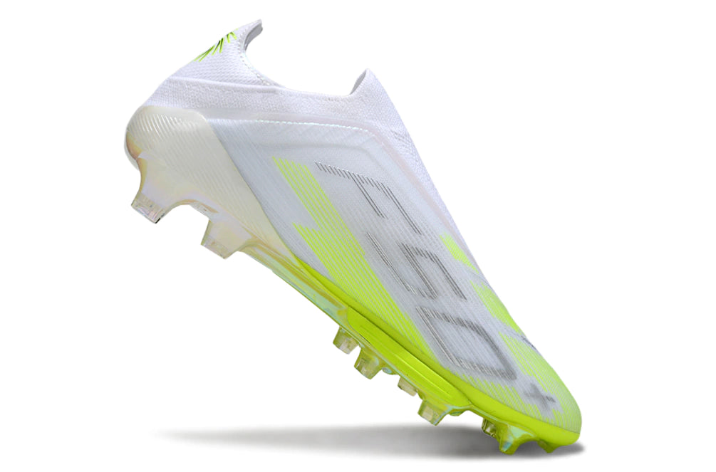 Chuteira Adidas F50+ Elite Campo - Branco/Verde