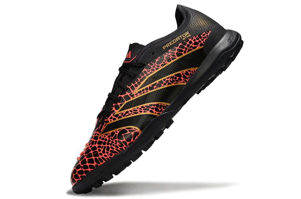Chuteira Adidas Predator 25 Elite Society - Preto/Vermelho