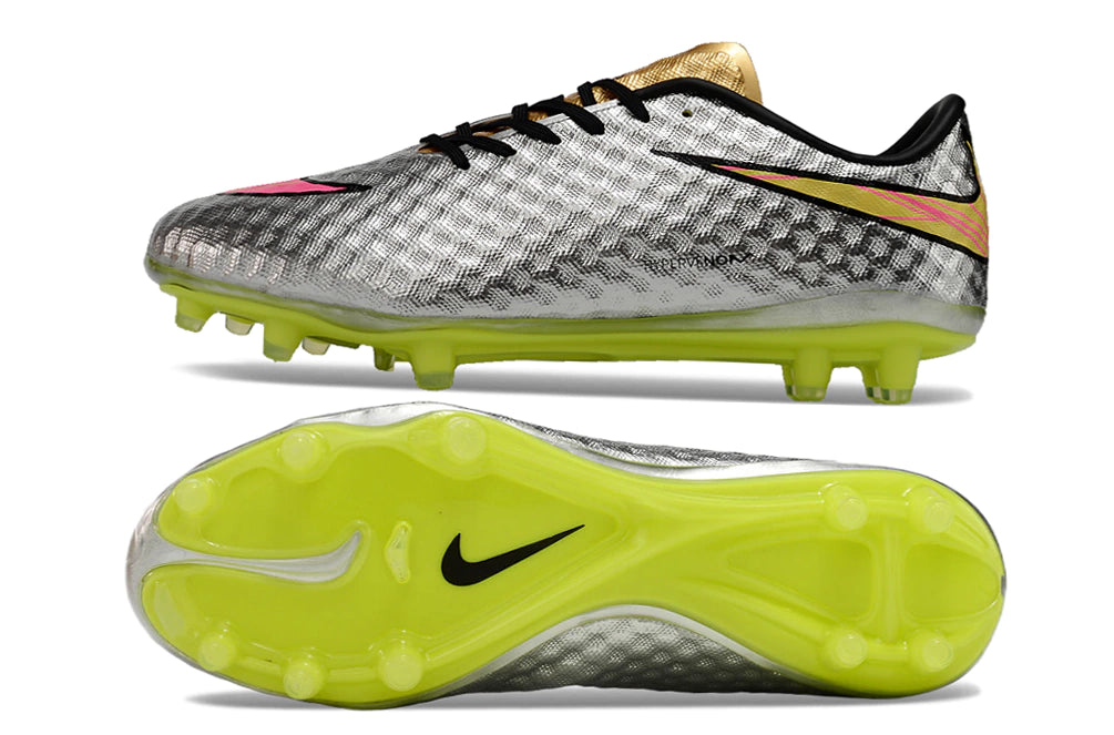 Chuteira Nike Hypervenom Phantom FG - Prata
