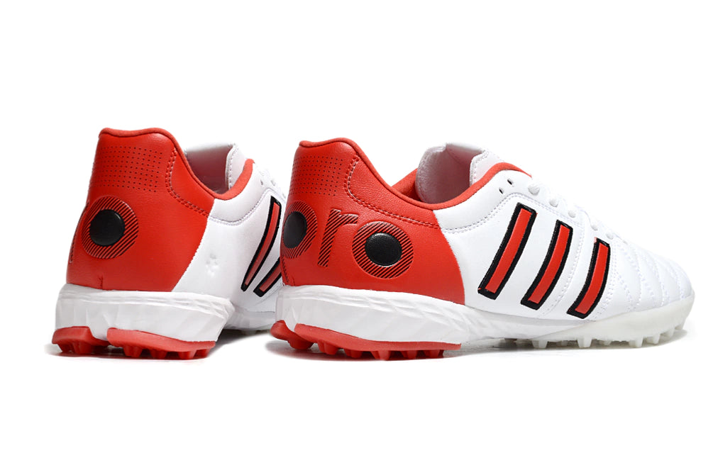 Chuteira Adidas Adipure 11 Pro Society TF - Branco/Vermelho
