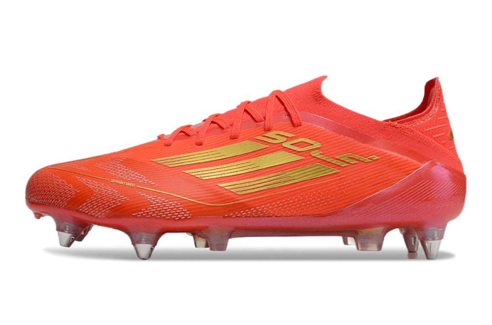 Chuteira Adidas F50 X Campo SG - Laranja/Dourado