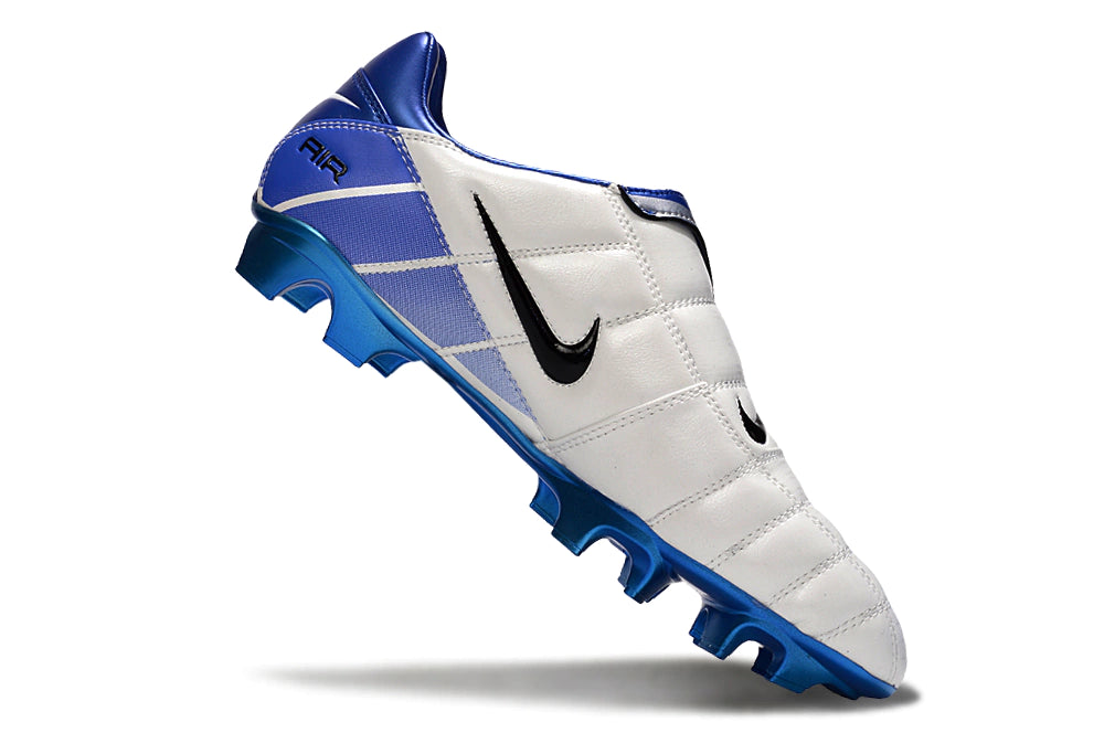 Chuteira Nike Total 90 Campo - Branco/Azul