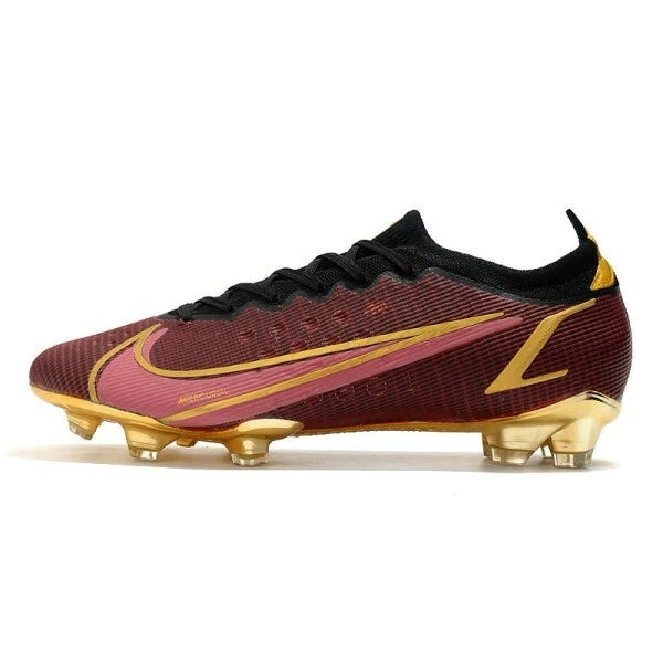 Chuteira Nike Mercurial Vapor 14 Elite Campo FG - Vinho/Dourado