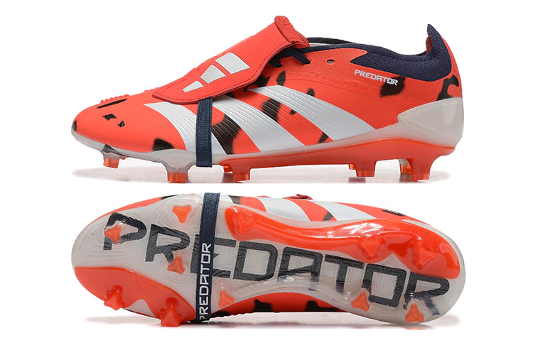 Chuteira Adidas Predstrike Elite Campo - Vermelho/Preto/Branco