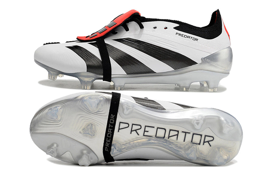 Chuteira Adidas Predstrike Elite Campo - Cinza/Preto