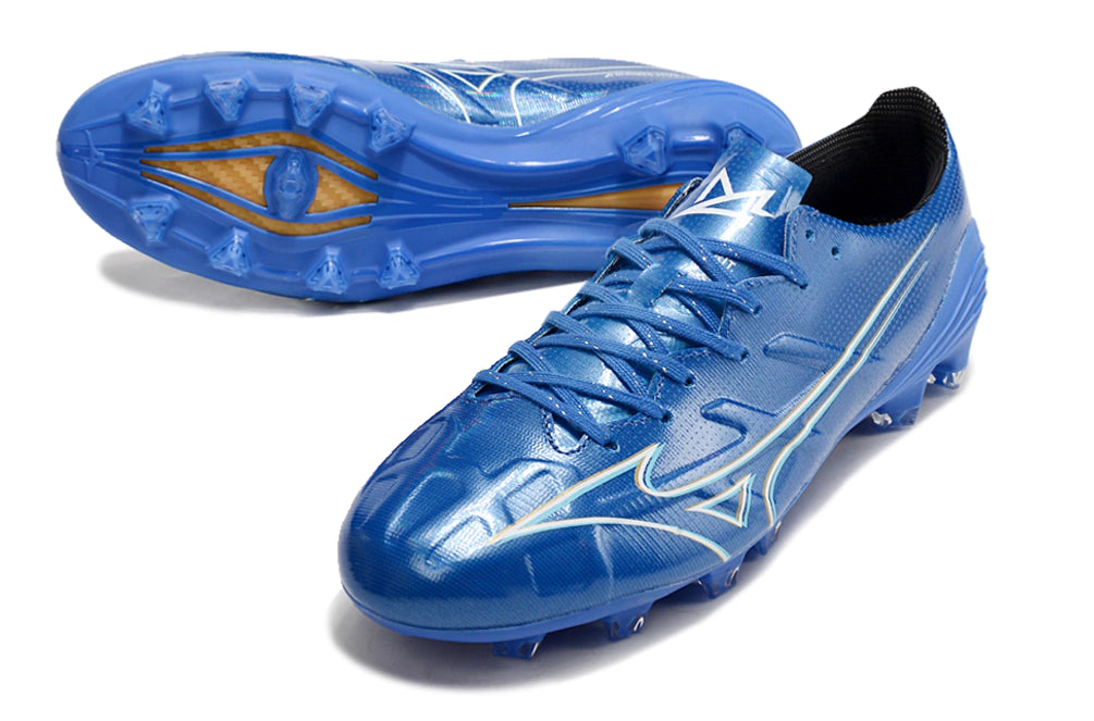 Chuteira Mizuno Alpha Japan FG - Azul