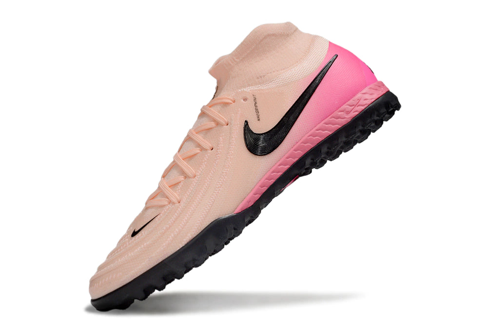 Chuteira Nike React Phantom Luna 2 Elite Society - Rosa/Preto