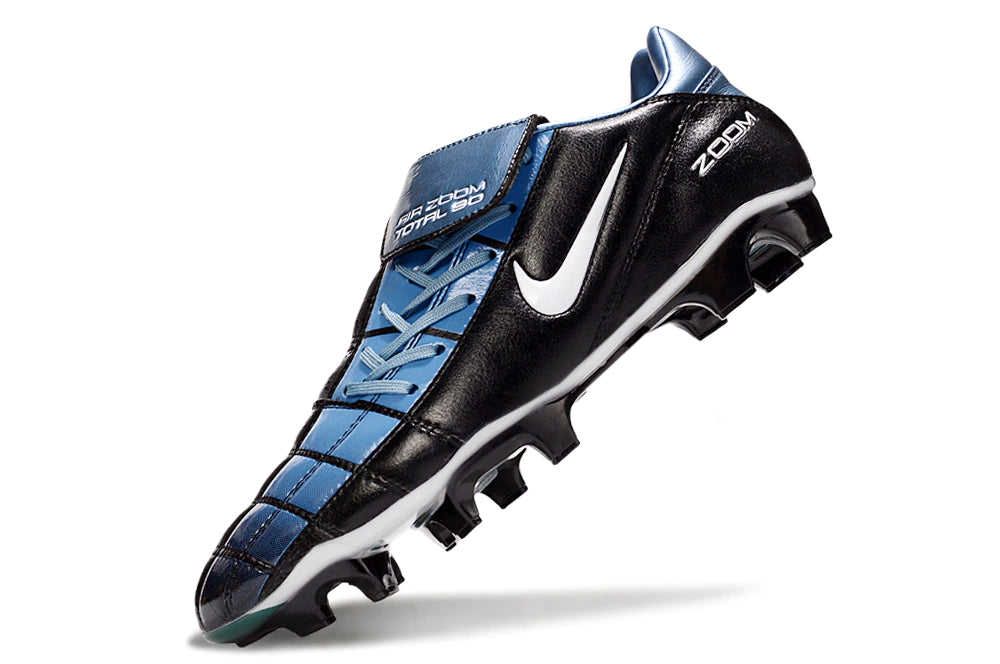 Chuteira Nike Total 90 Campo - Preto/Azul