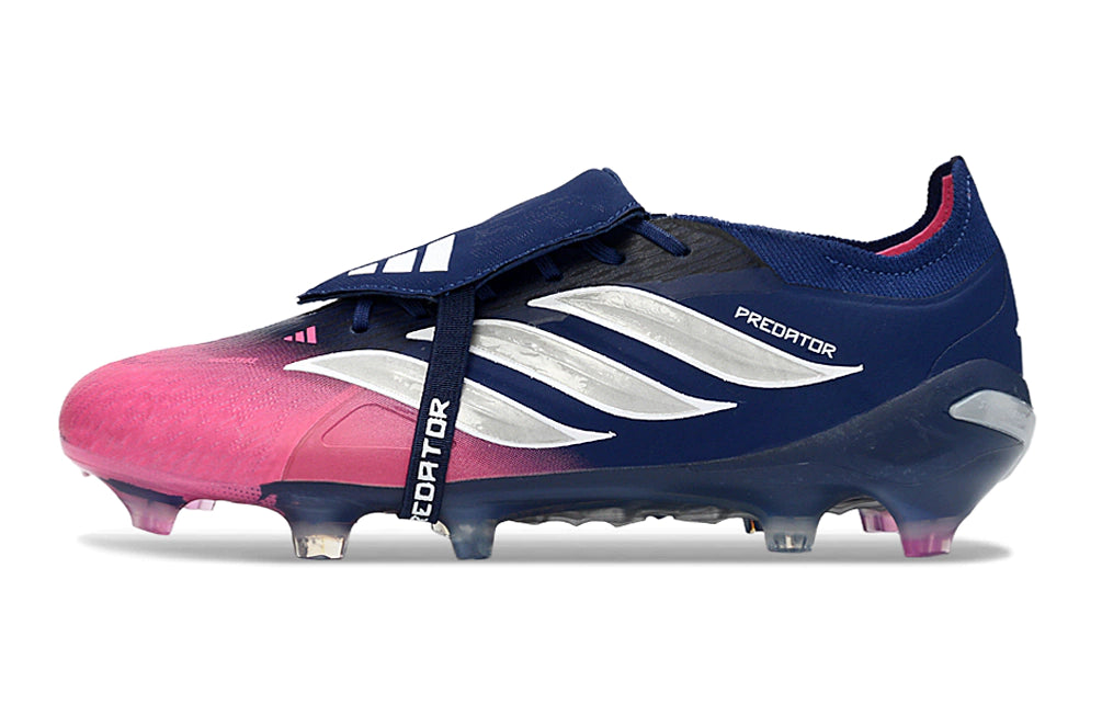 Chuteira Adidas Predator Tongue 26 Elite FG - Roxo/Rosa