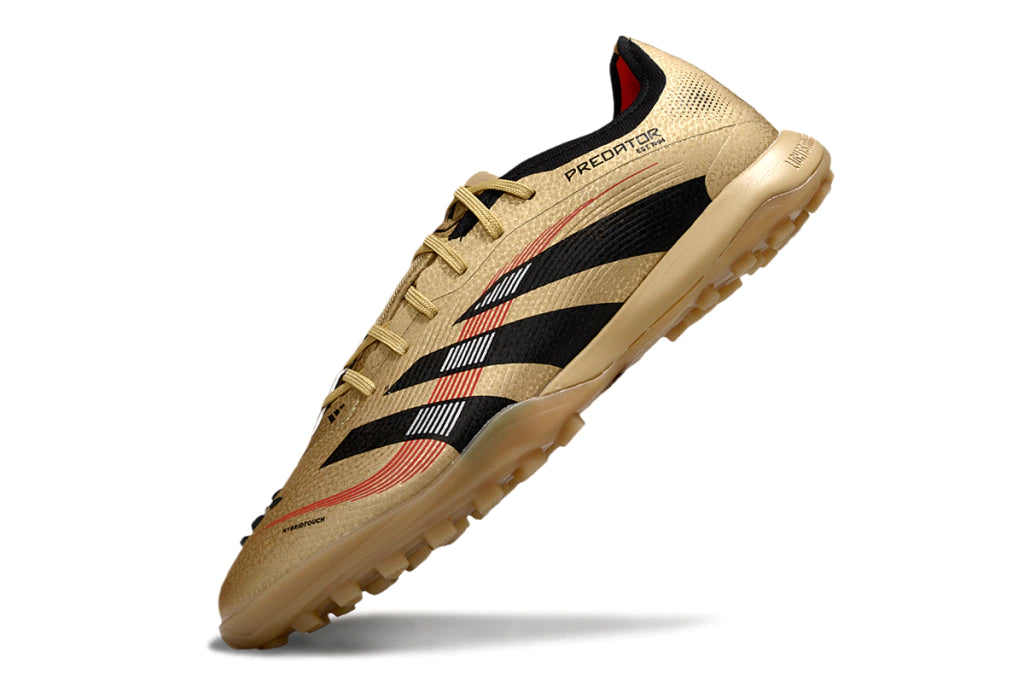 Chuteira Adidas Predator 25 Elite Society - Marrom/Preto