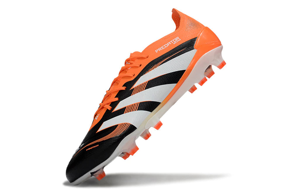 Chuteira Adidas Predator Elite 25 Campo FG - Preto/Laranja