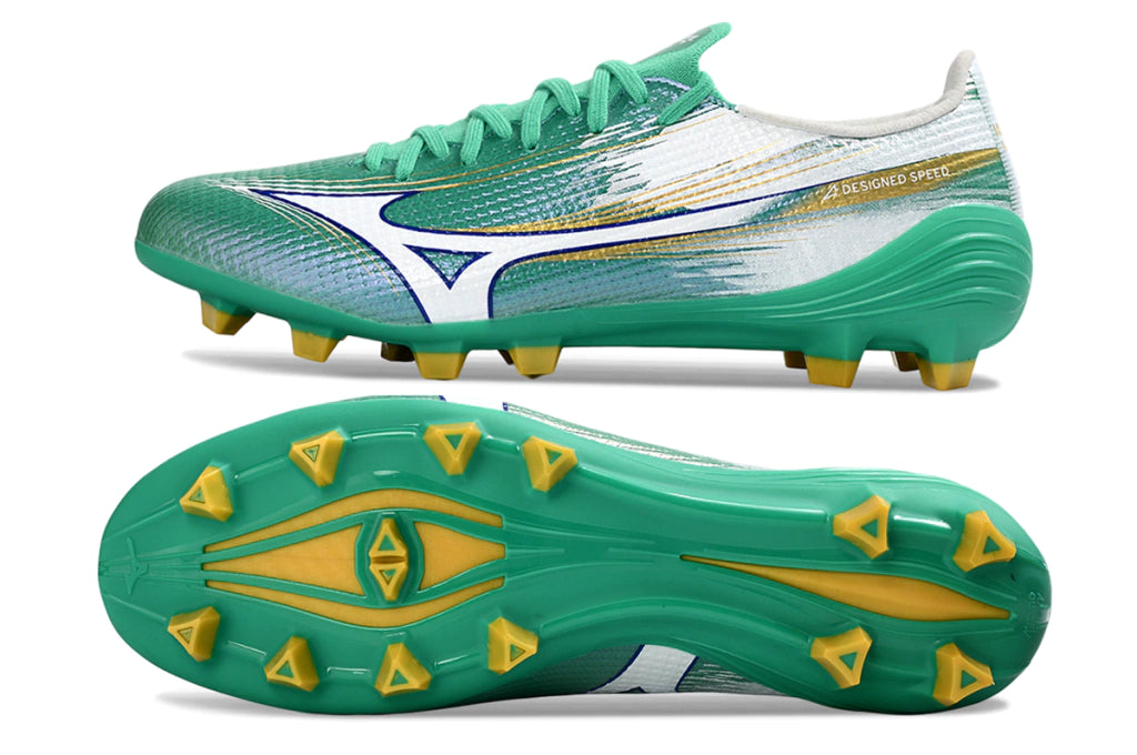 Chuteira Mizuno Alpha Japan 3 FG - Verde