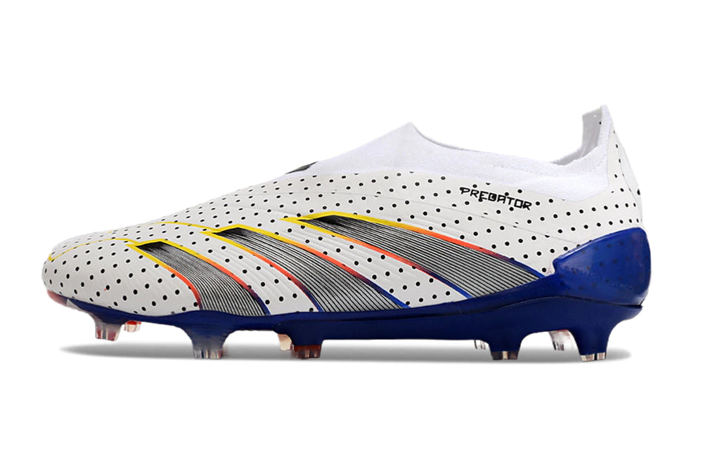 Chuteira Adidas Predstrike Elite Laceless Campo - Azul/Branco /Vermelho