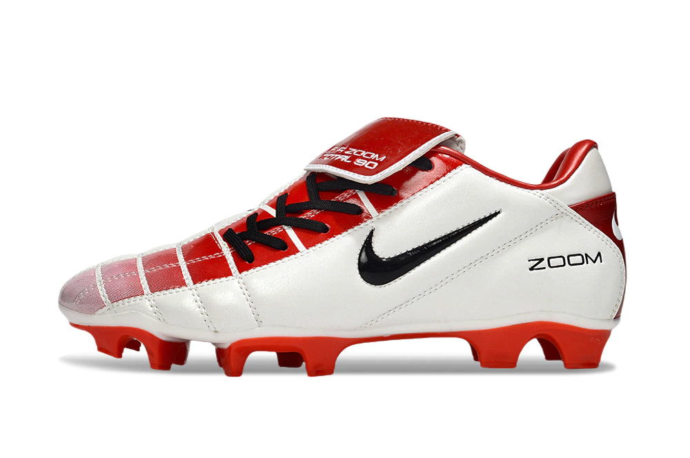 Chuteira Nike Total 90 Campo - Vermelho/Branco