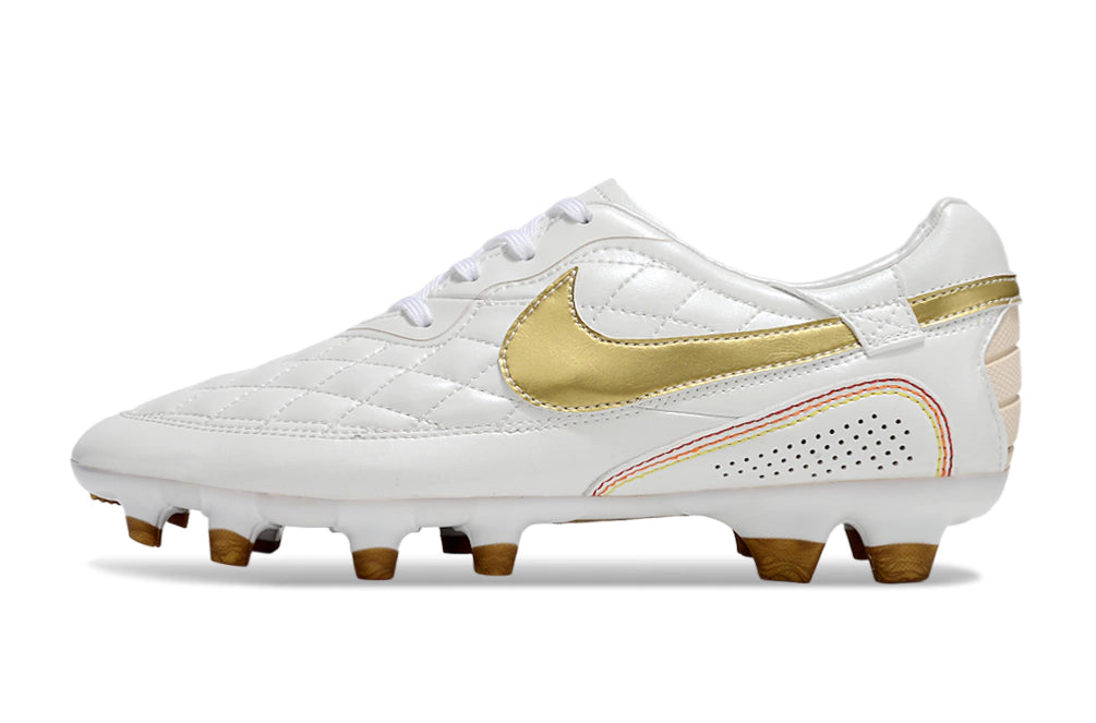 Chuteira Nike Tiempo Legend 10R Elite Campo - Branco