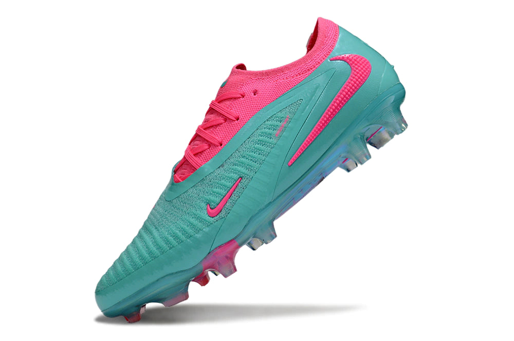 Chuteira Campo NIKE Phantom 6 Elite FG - Azul/Rosa