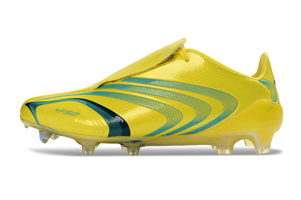 Chuteira Adidas TUNit F50 Elite FG - Amarelo