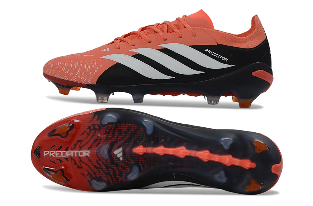 Chuteira Adidas Predator Elite 26 Campo FG - Laranja/Preto