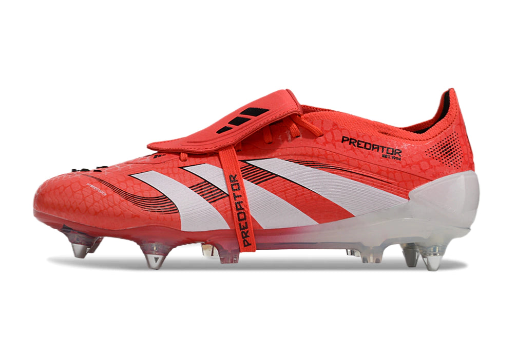 Chuteira Adidas Predator 25 Elite Tongue SG "Pure Victory"