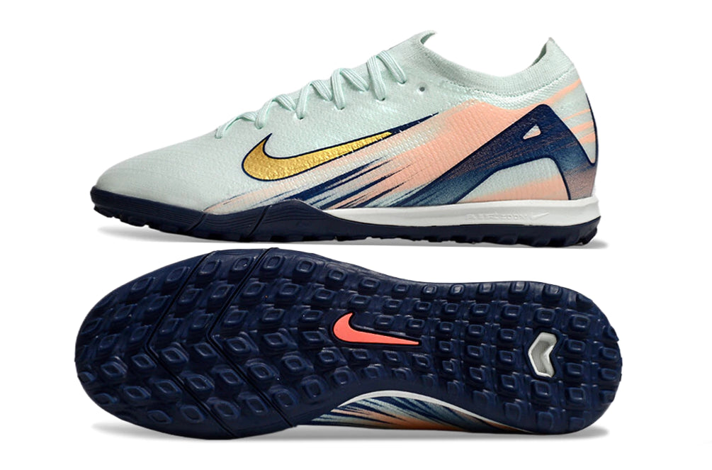 Chuteira Nike Mercurial Vapor 16 Elite Society - Branco/Azul/Rosa