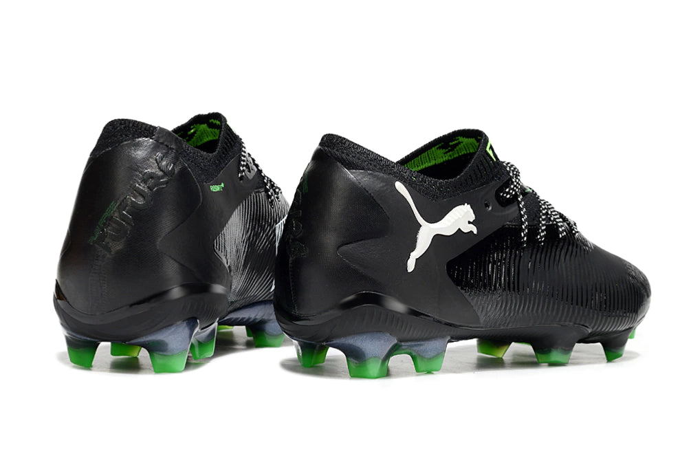 Chuteira Puma Future 8 Ultimate Low Campo FG - Preto/Verde