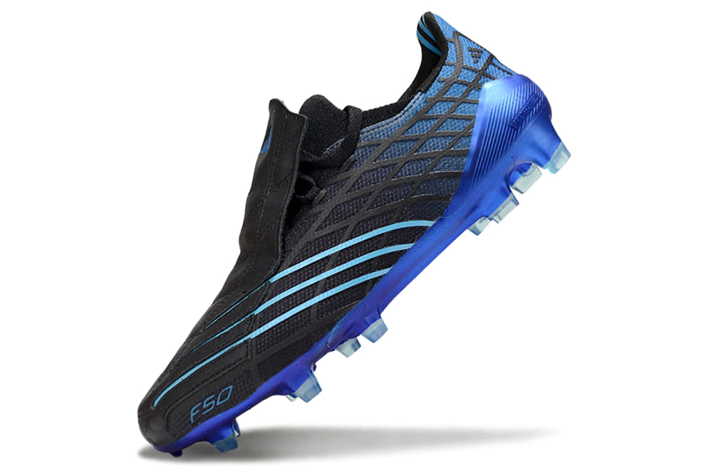 Chuteira Adidas F50 Spider FG - Preto/Azul