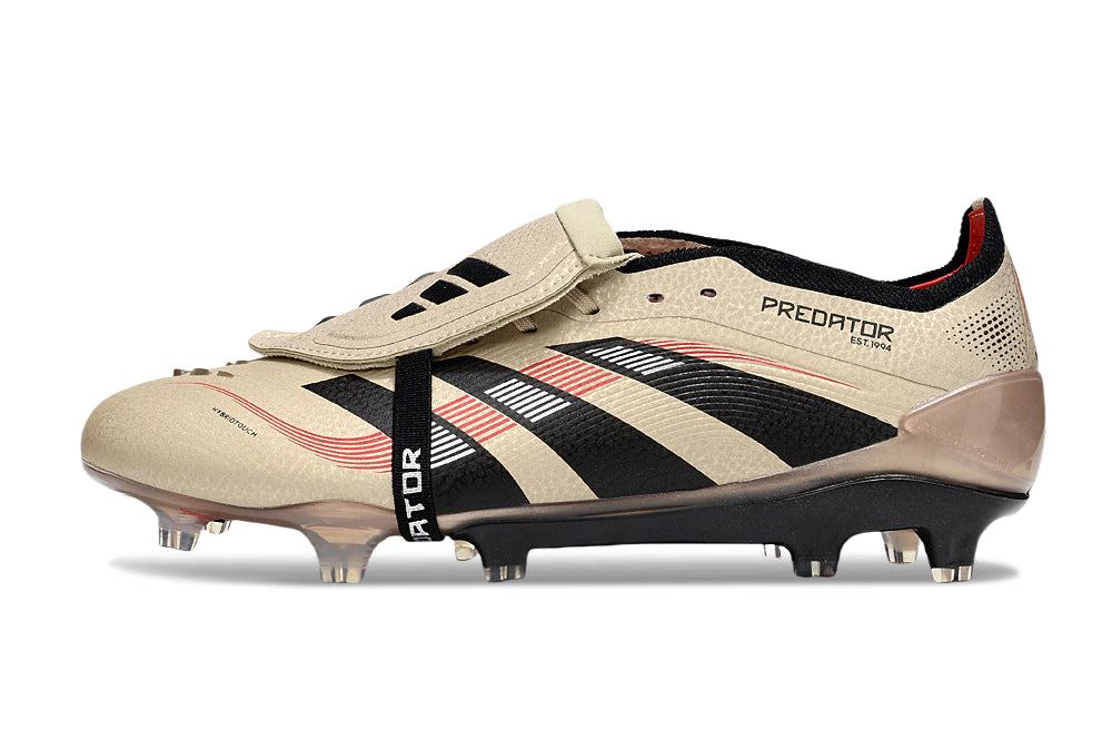 Chuteira Adidas Predator Elite Tongue 25 Campo FG - Marrom/Preto