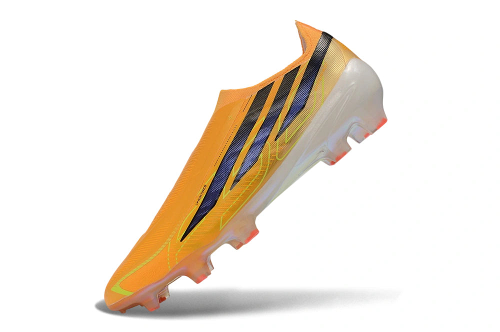 Chuteira Adidas F50 Hyperfast Laceless FG - Laranja