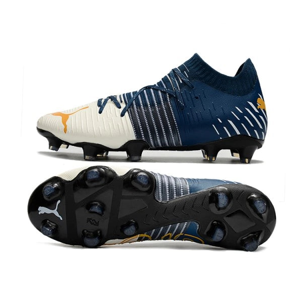 Chuteira Puma Future Z 1.1 Campo FG/AG - Branco/Azul