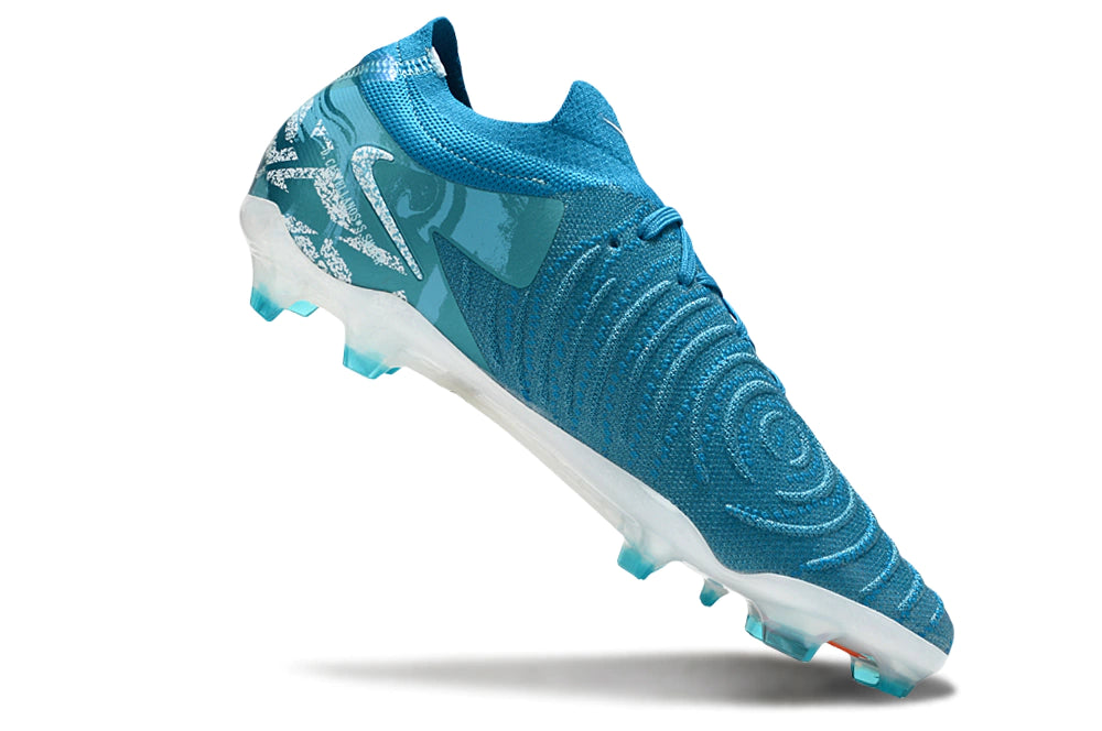 Chuteira Nike Phantom GX2 Elite Campo FG - Azul/Branco