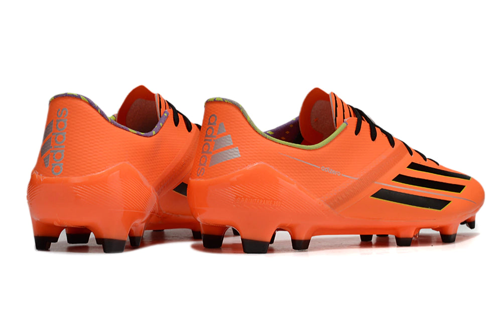 Chuteira Adidas F50 X Campo - Laranja/Preto