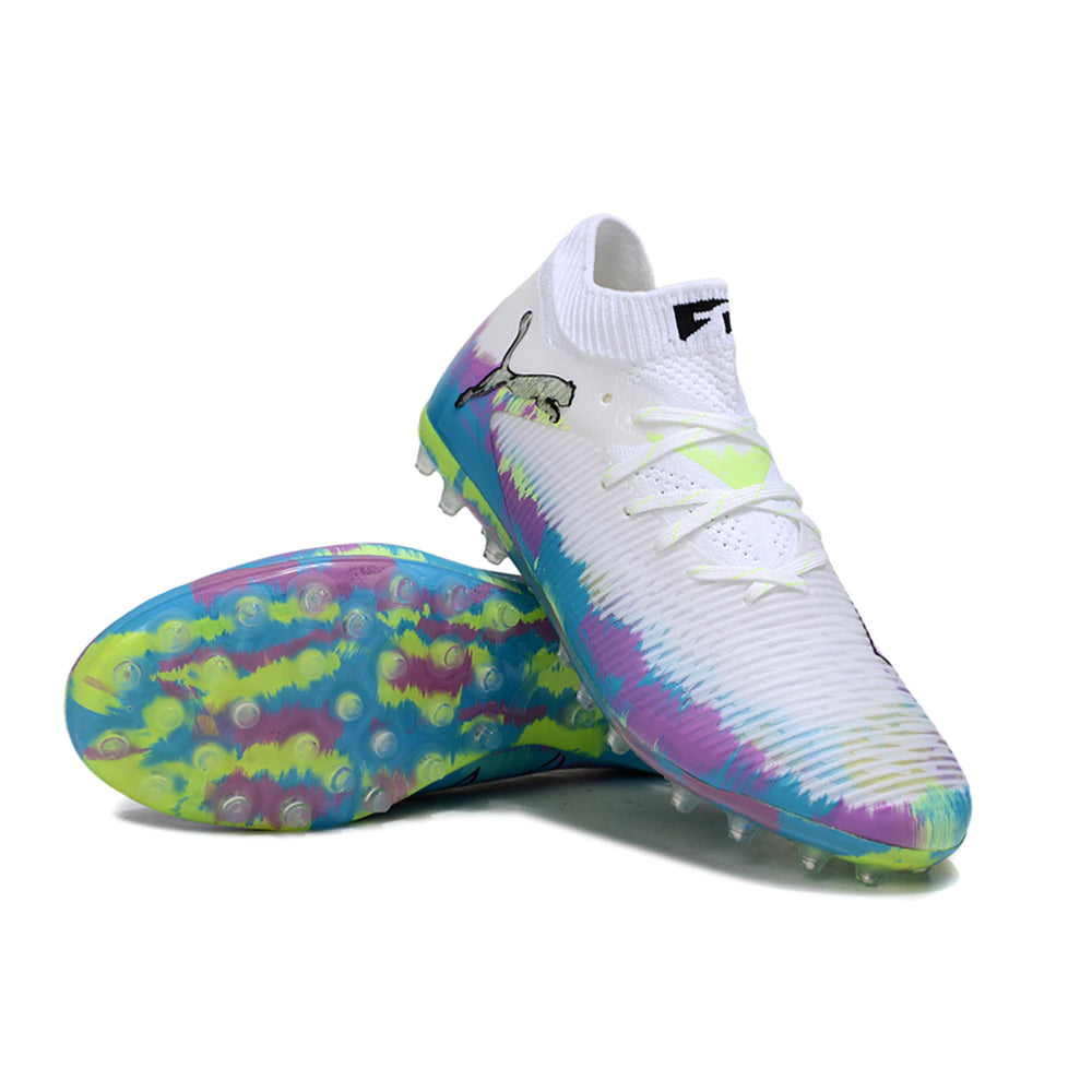 Chuteira Puma Future 8 Match MG - Roxo/Azul