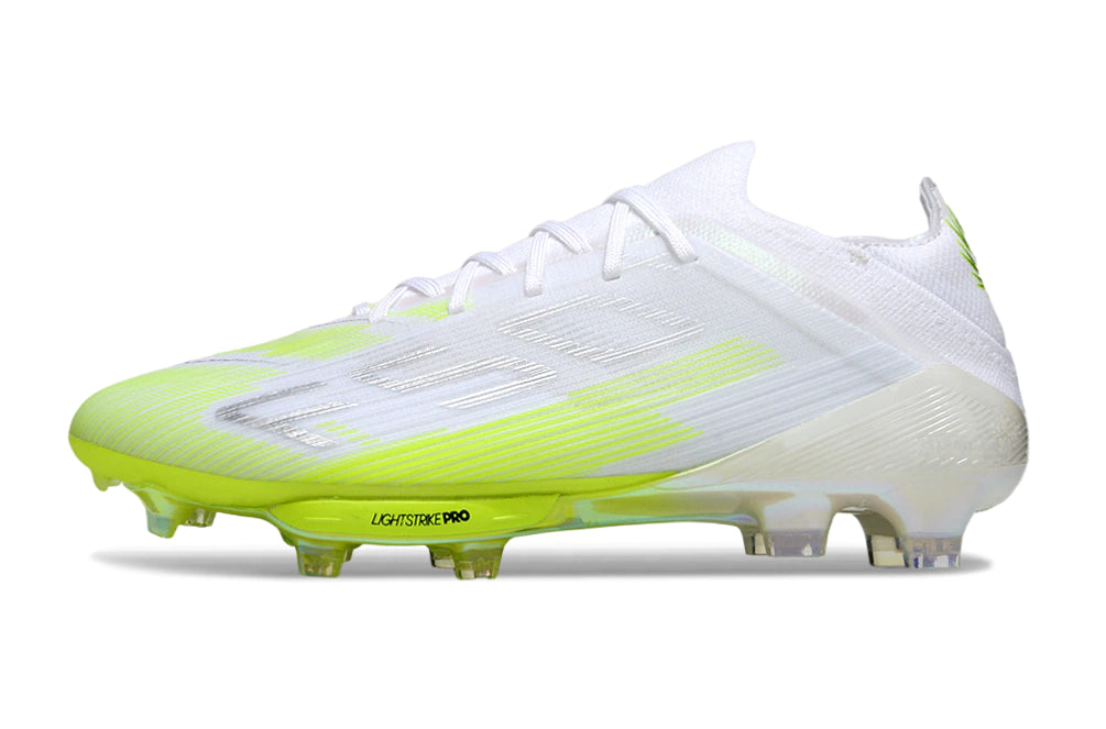 Chuteira Adidas F50.1 Elite Campo - Branco/Verde