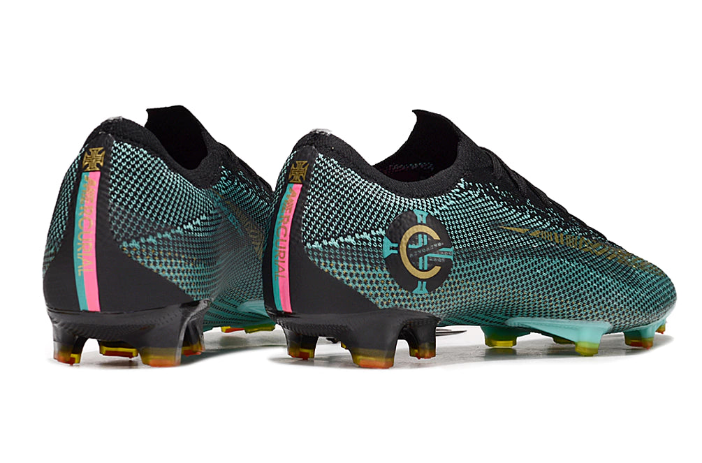 Chuteira Nike Air Zoom Mercurial Vapor 12 Elite FG - Azul/Preto