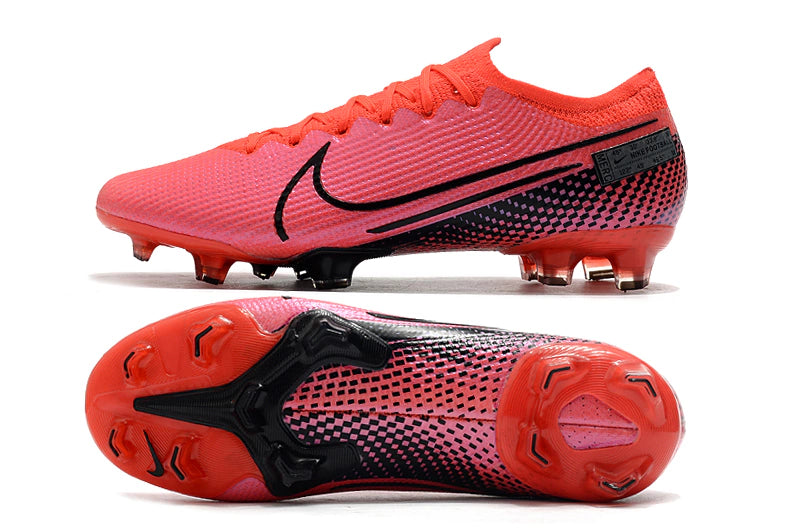 Chuteira Nike Mercurial Vapor 13 Elite FG - Rosa/Preto