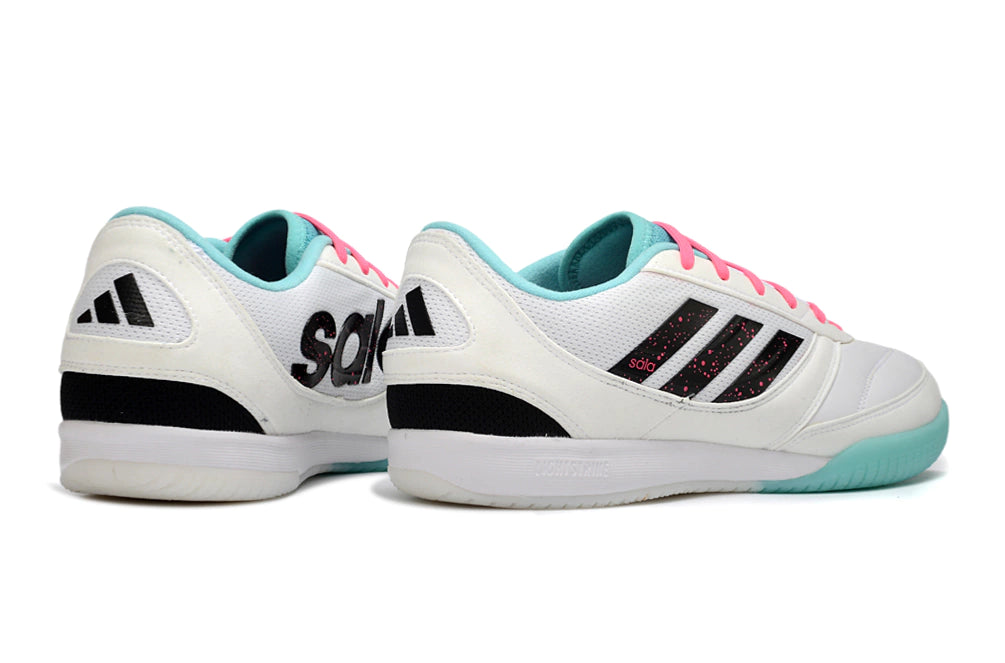 Chuteira Adidas Top Sala Competition Futsal - Branca/Azul