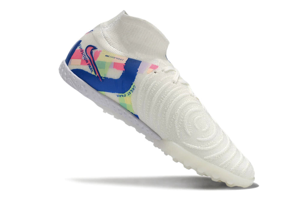 Chuteira Nike React Phantom Luna 2 Elite Society - Branco/Rosa