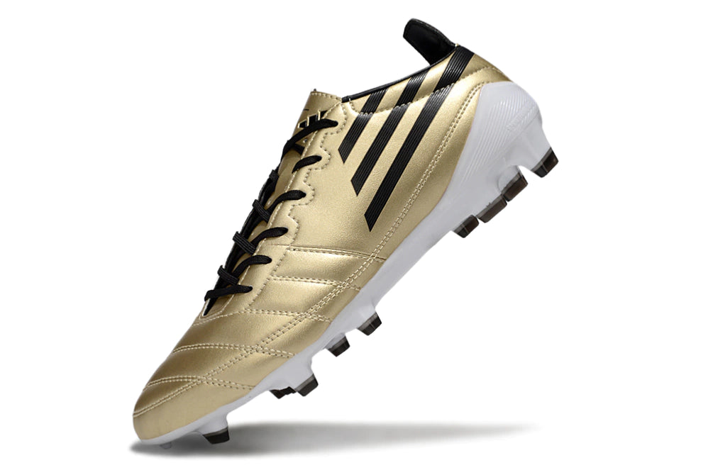 Chuteira Adidas F50 X Campo - Dourado/Preto