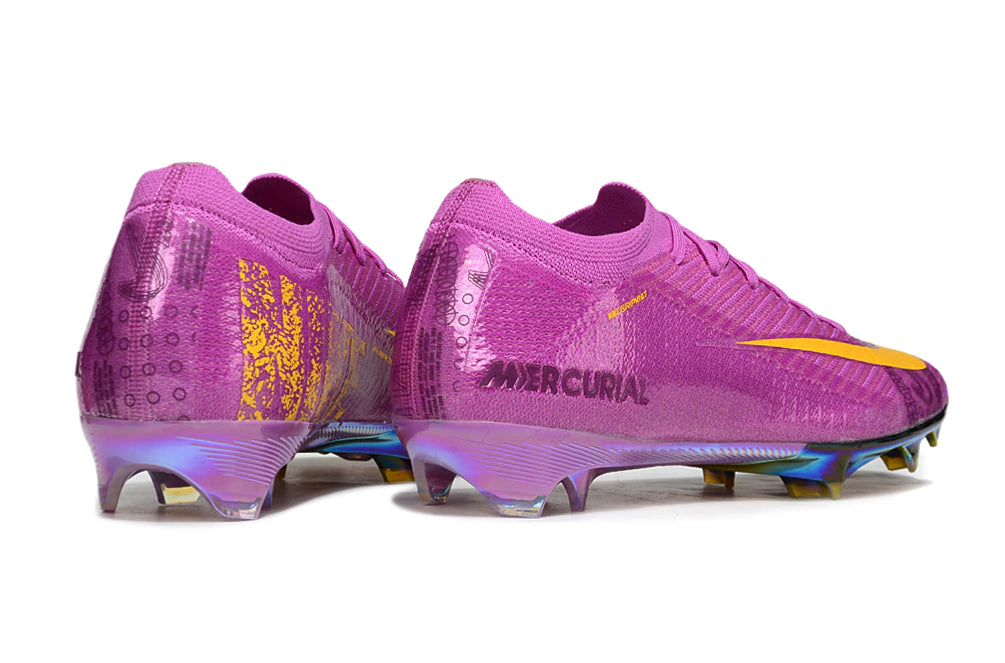 Chuteira Nike Air Zoom Mercurial Vapor 16 Elite FG - Roxo/Dourado