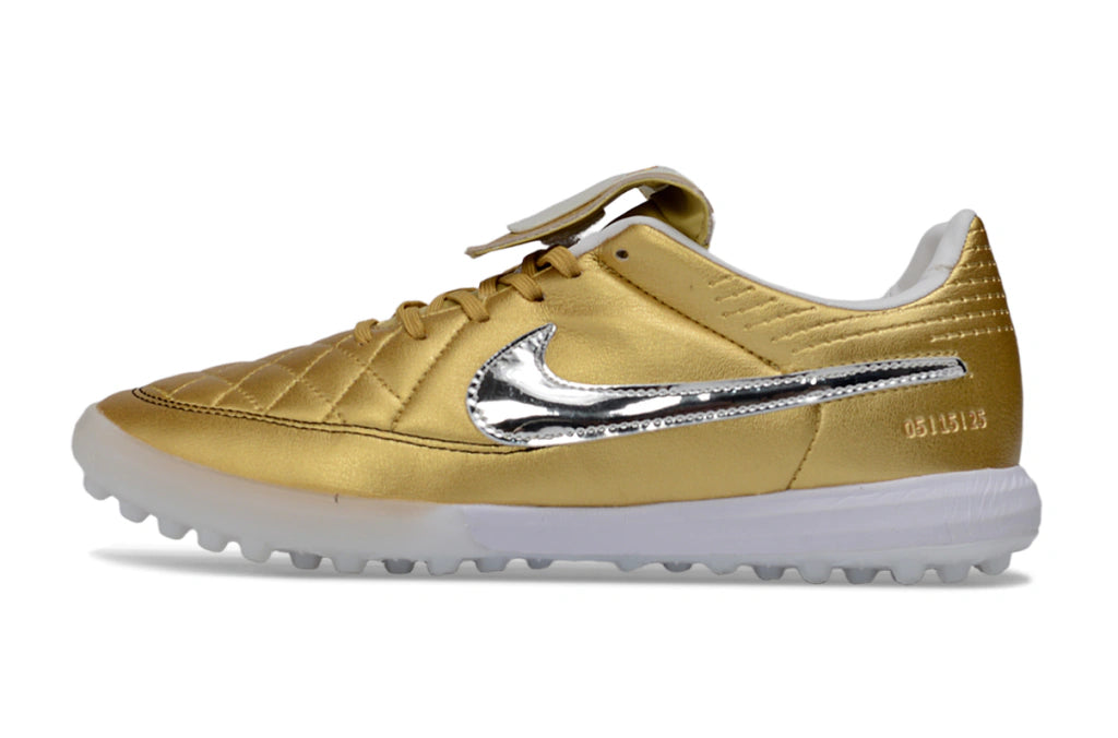 Chuteira Nike Tiempo R10 Society - Dourado