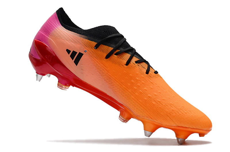 Chuteira Adidas X Speedportal.1 SG - Laranja/Rosa