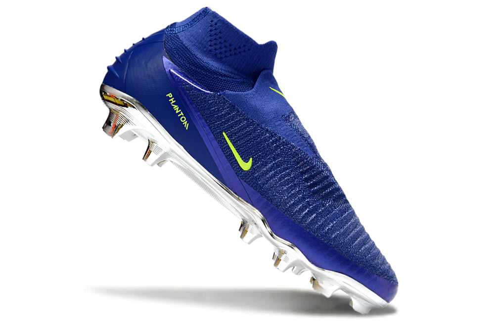 Chuteira Nike Phantom 6 Elite Botinha Campo - Azul