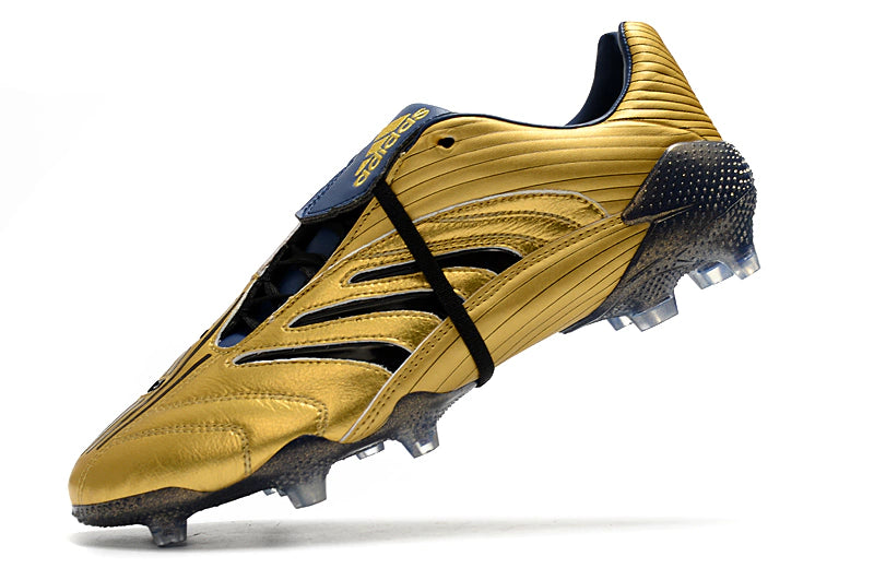 Chuteira Adidas Predator Absolute 20 FG - Dourado/Azul