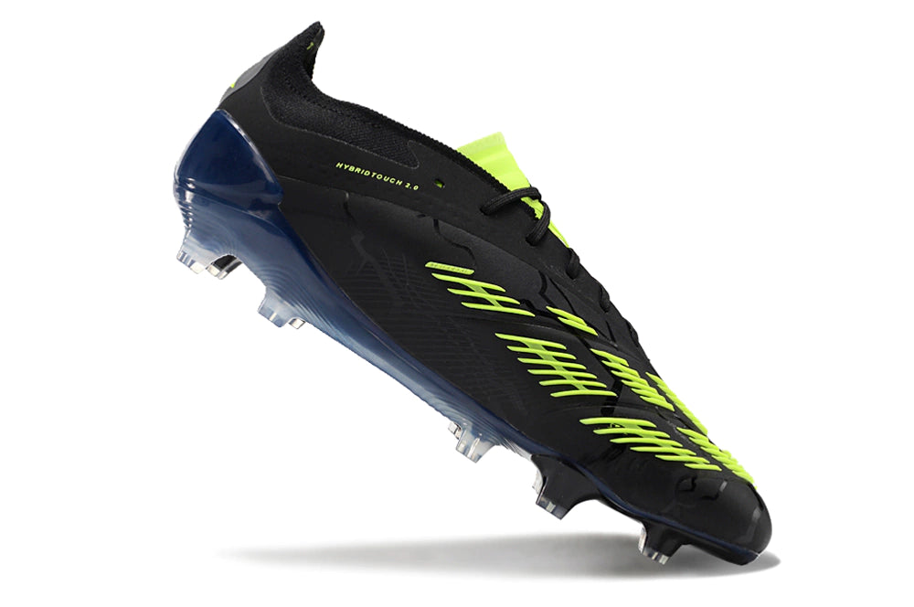 Chuteira Adidas Predator Elite Campo FG - Preto/Verde
