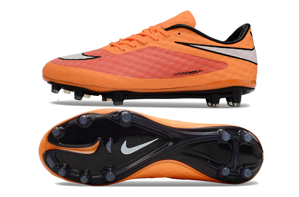Chuteira Nike Hypervenom Phantom FG - Laranja/Branco