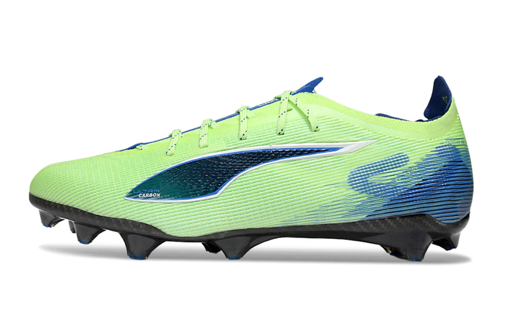 Chuteira Puma Ultra 5 Carbon FG - Verde/Azul