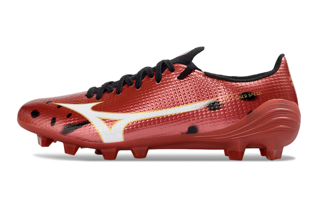 Chuteira Mizuno Alpha Japan 3 FG - Vermelho